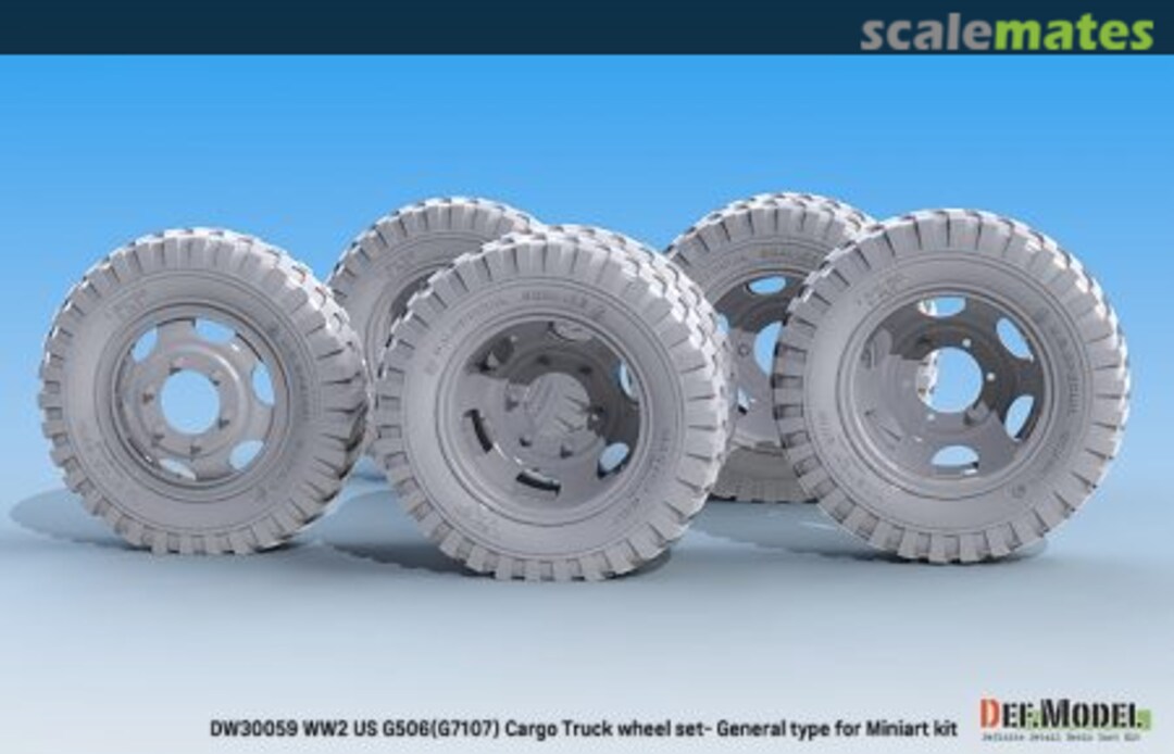 Boxart G7107 Cargo Truck Sagged Wheels - Type 1 HDM35136 HD Models