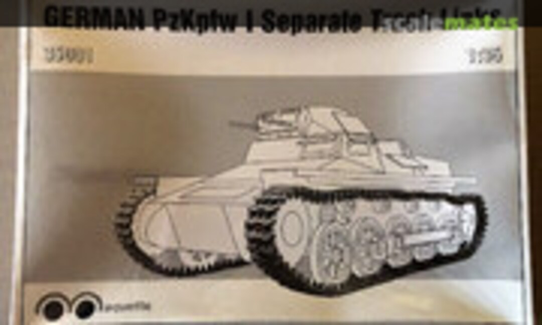 1:35 GERMAN PzKpfw 1 Separate Track Links (Maquette MQ-35001)