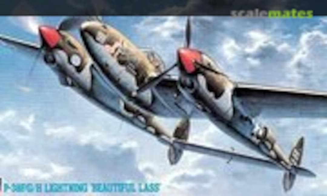 1:48 P-38F/G/H Lightning 'Beautiful Lass' (Hasegawa 09103)