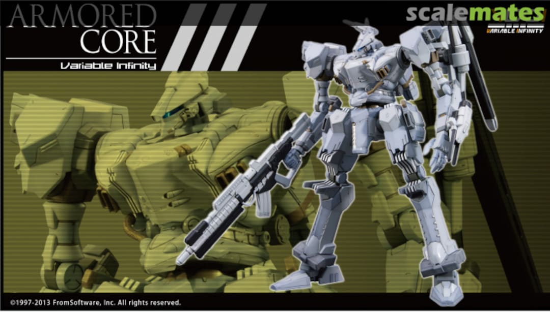 Boxart Aspina White-Glint Armored Core 4 Ver. VI066X Kotobukiya