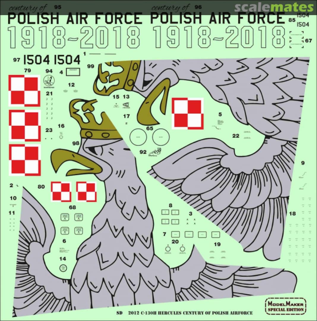 Contents C-130H Hercules - Century Of Polish Air Force SD482012 ModelMaker