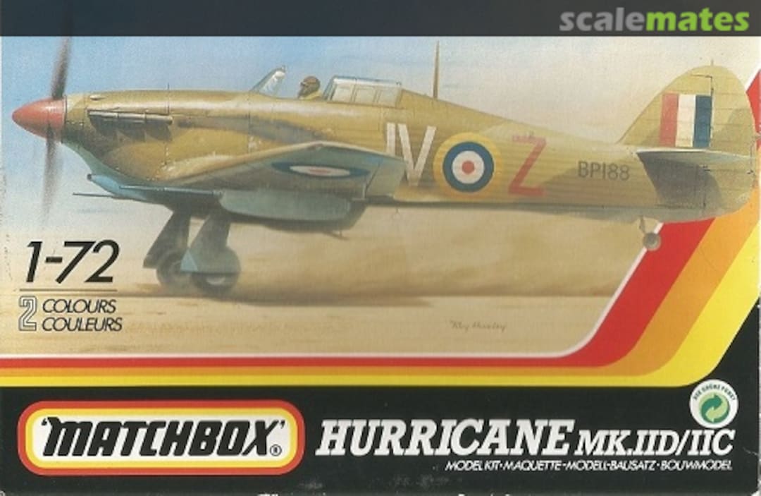 Boxart Hurricane Mk.IID/IIC 40049 Matchbox