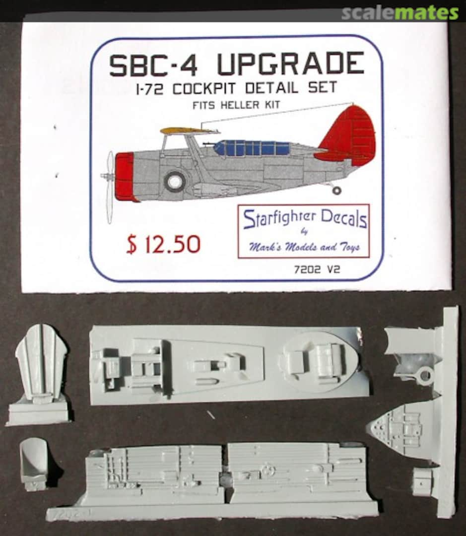 Boxart SBC-4 Upgrade 7202 V2 Starfighter Decals