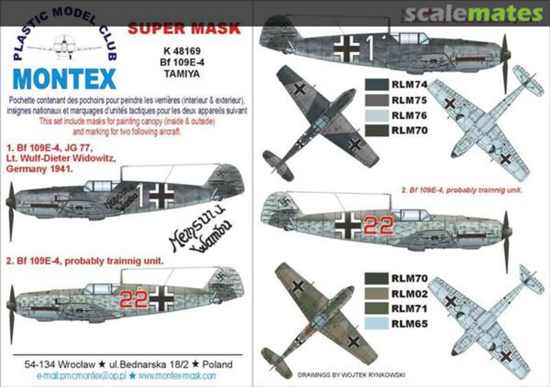 Boxart Bf 109E-4 K48169 Montex