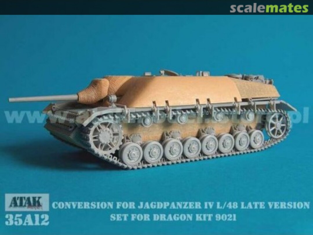 Boxart Conversion for Jagdpanzer IV late version 35A12 Atak Model