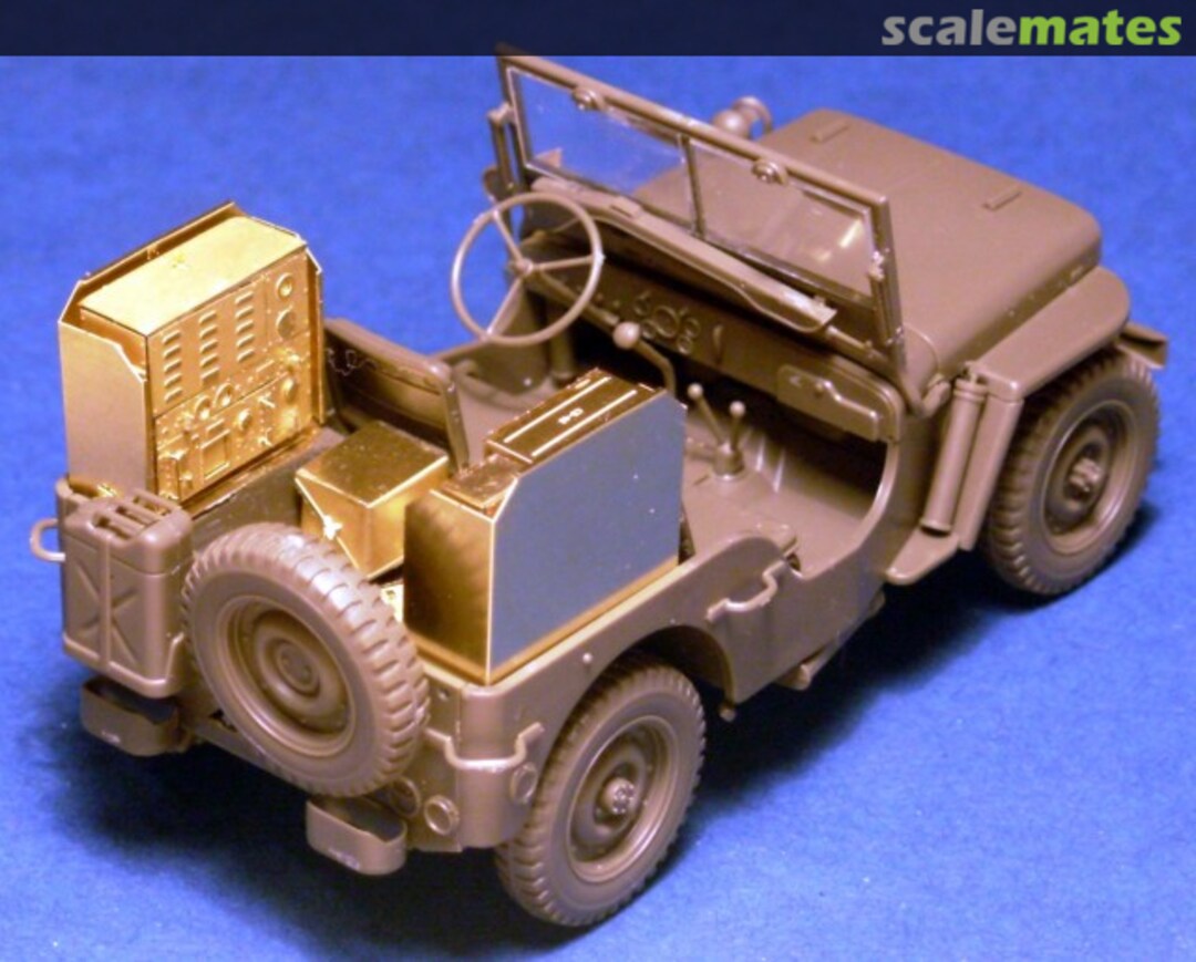 Boxart SCR-193 U.S. WWII radio set for Jeep AVM35005 Minor