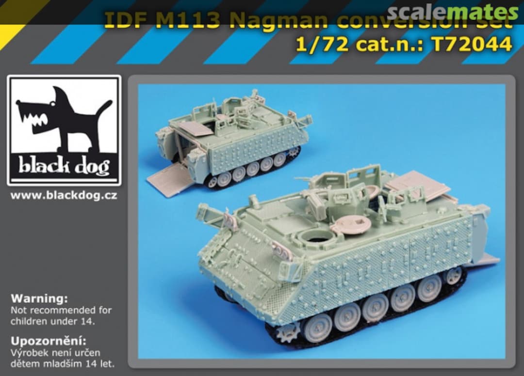 Boxart IDF M113 Nagman Conversion Set T72044 Black Dog