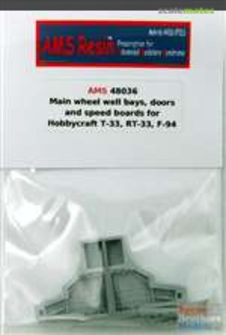 Boxart T-33 RT-33 F-94 Wheel Wells, Doors & Speed Boards (HOB kit) 48036 AMS Resin