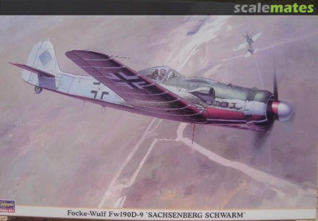 Boxart Focke-Wulf Fw190D-9 'Sachsenberg Schwarm' 08167 Hasegawa