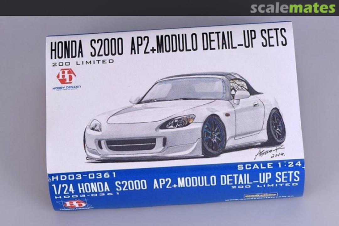 Boxart Honda S2000 AP2+ Modulo Detail-up Sets HD03-0361 Hobby Design