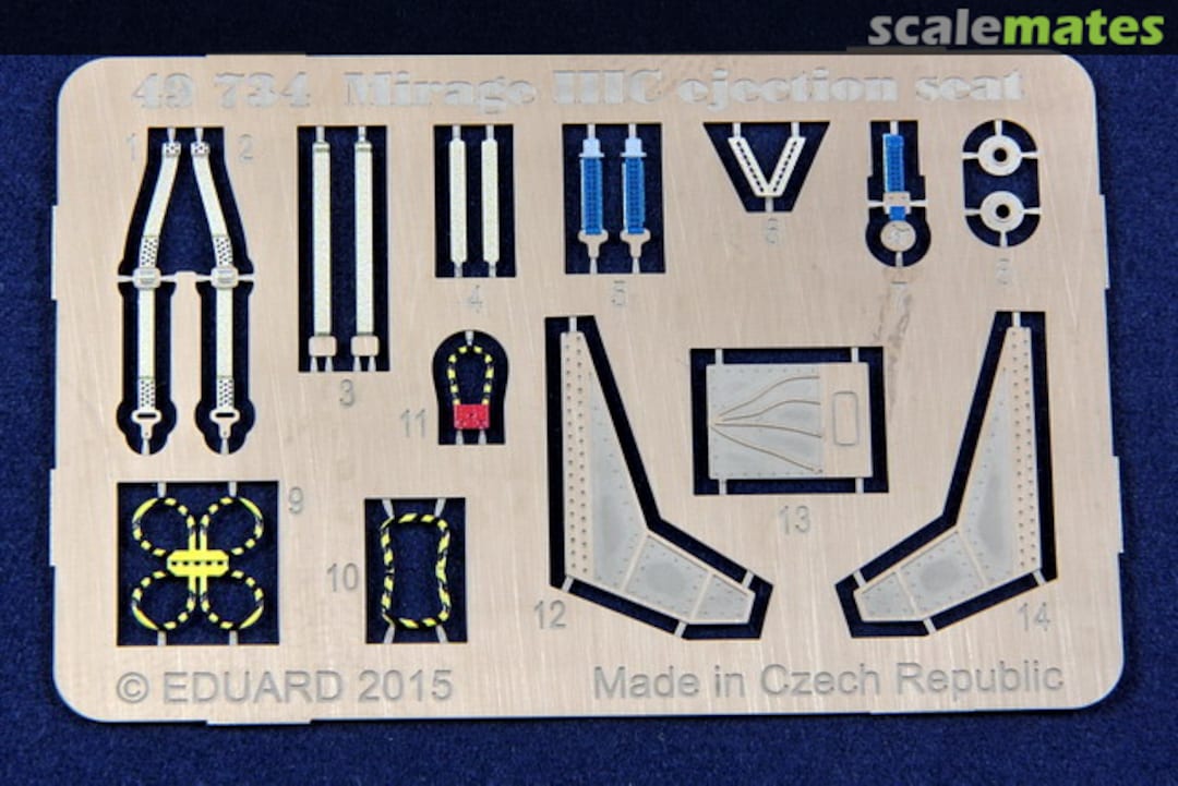 Boxart Mirage IIIC ejection seat 49734 Eduard