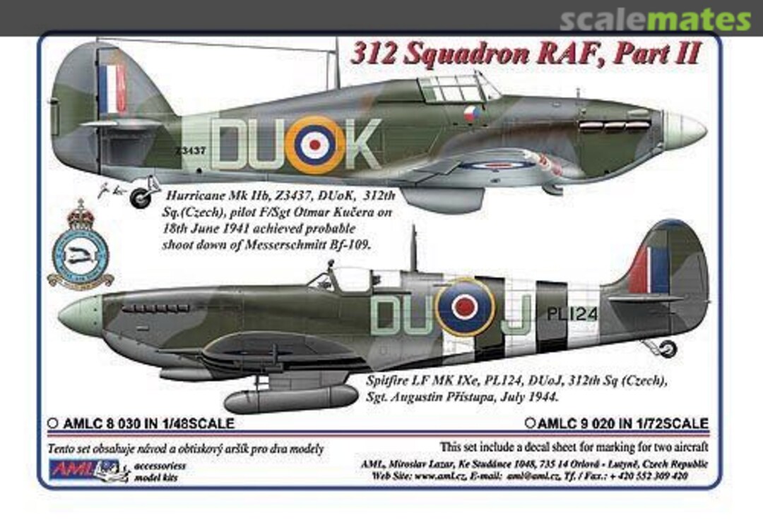 Boxart 312th Squadron RAF, Part II AMLC9020 AML