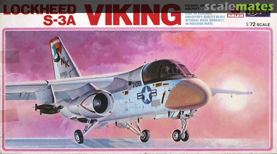 Boxart Lockheed S-3A Viking JS-142 Hasegawa/Hales