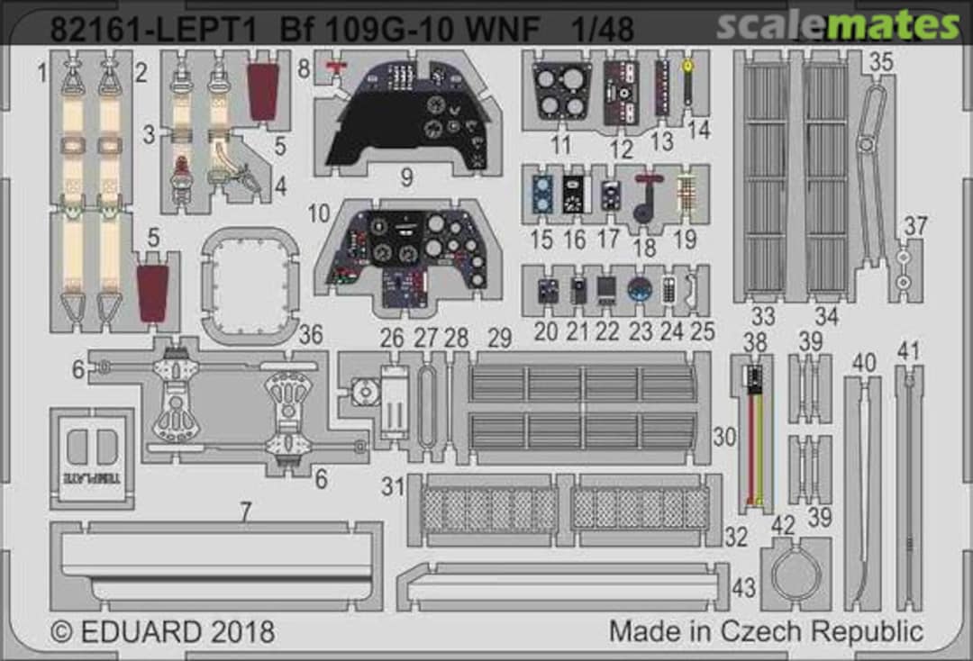 Boxart Bf 109G-10 WNF 82161-LEPT Eduard