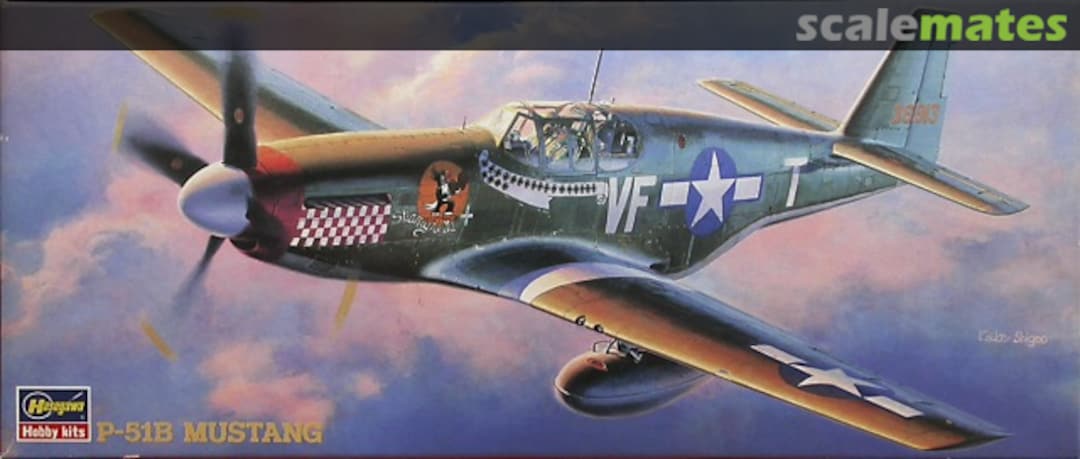 Boxart P-51B Mustang 51311 Hasegawa