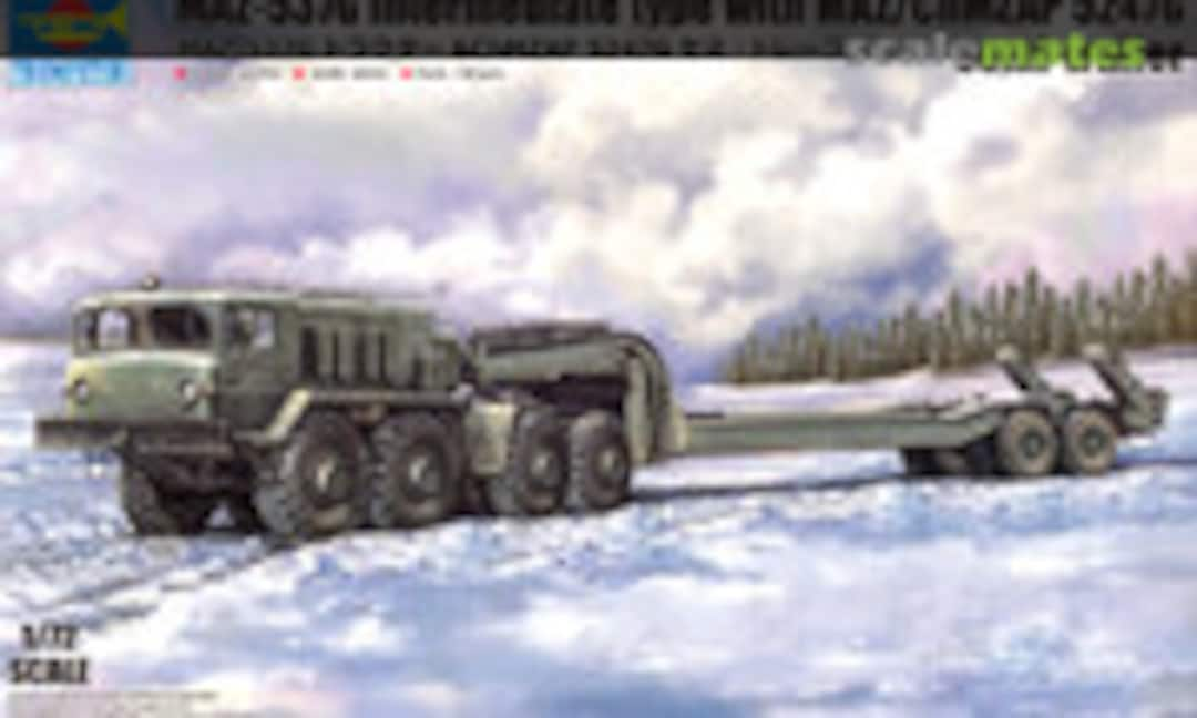 1:72 MAZ-537G intermediate type with MAZ/ChMZAP-5247G semi-trailer (Trumpeter 07194)