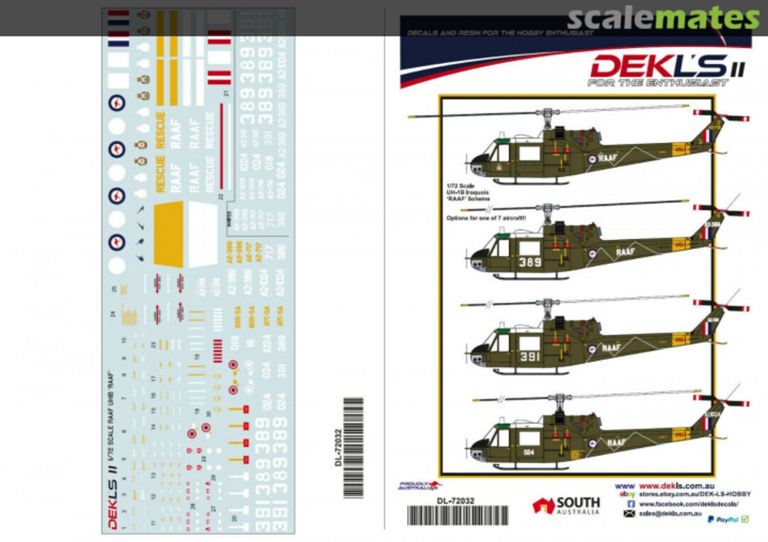 Boxart UH-1B Iroquois DL-72032 DEKL's