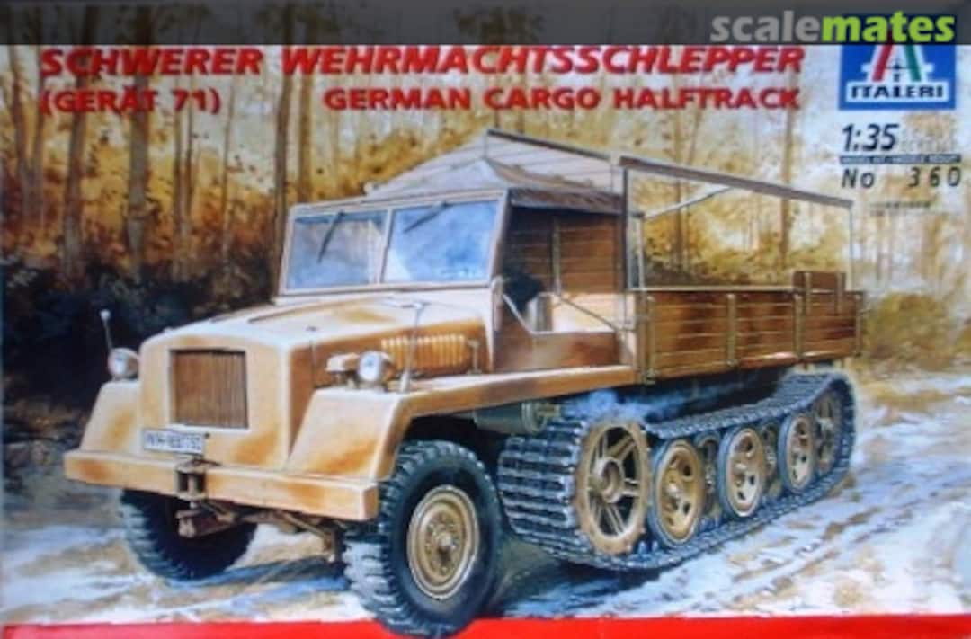 Boxart Schwerer Wehrmachtsschlepper (Gerät 71) 360 Italeri