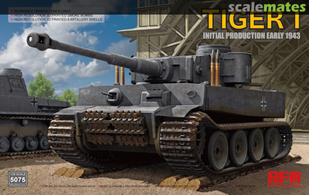 Boxart Tiger I Initial Production RM-5075 Rye Field Model