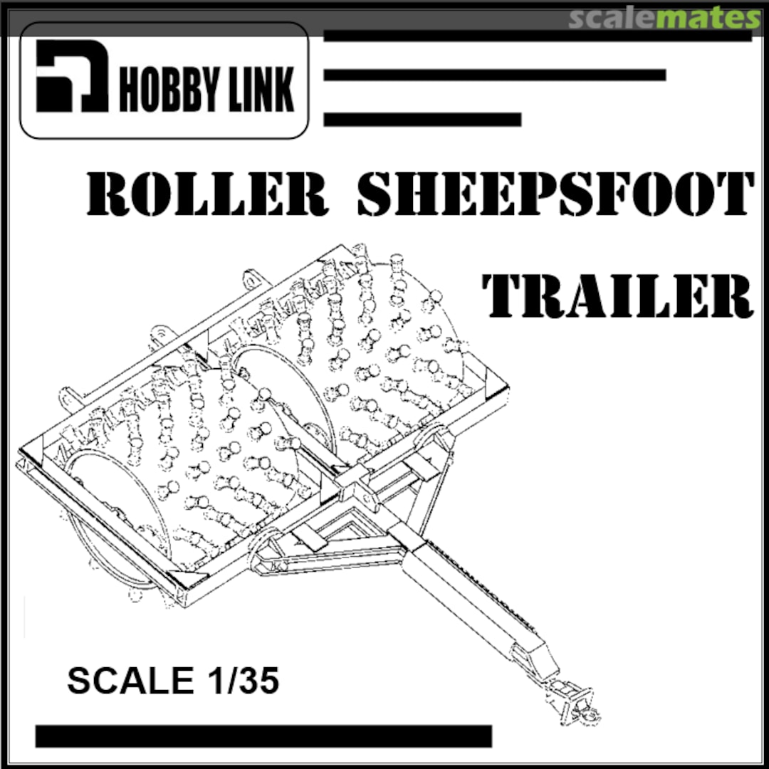 Boxart Sheepsfoot roller HL1010 Hobby Link