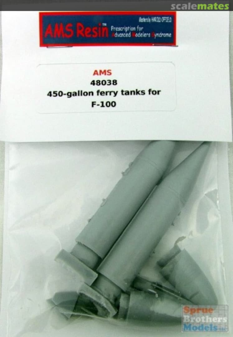 Boxart F-100 Super Sabre 450-gal Ferry Tanks 48038 AMS Resin