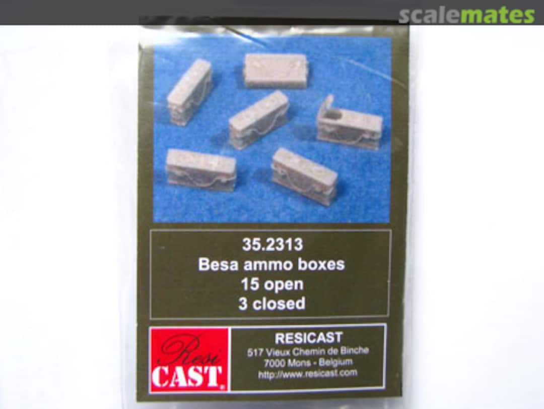 Boxart Besa Ammo Boxes 15 Open 3 Closed 35.2313 Resicast