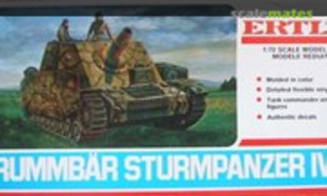 1:72 Brummbär Sturmpanzer IV (ERTL 8307)