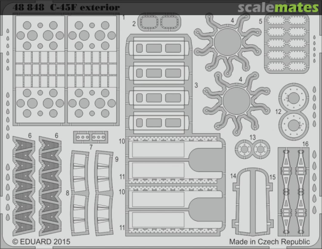 Boxart C-45F exterior 48848 Eduard