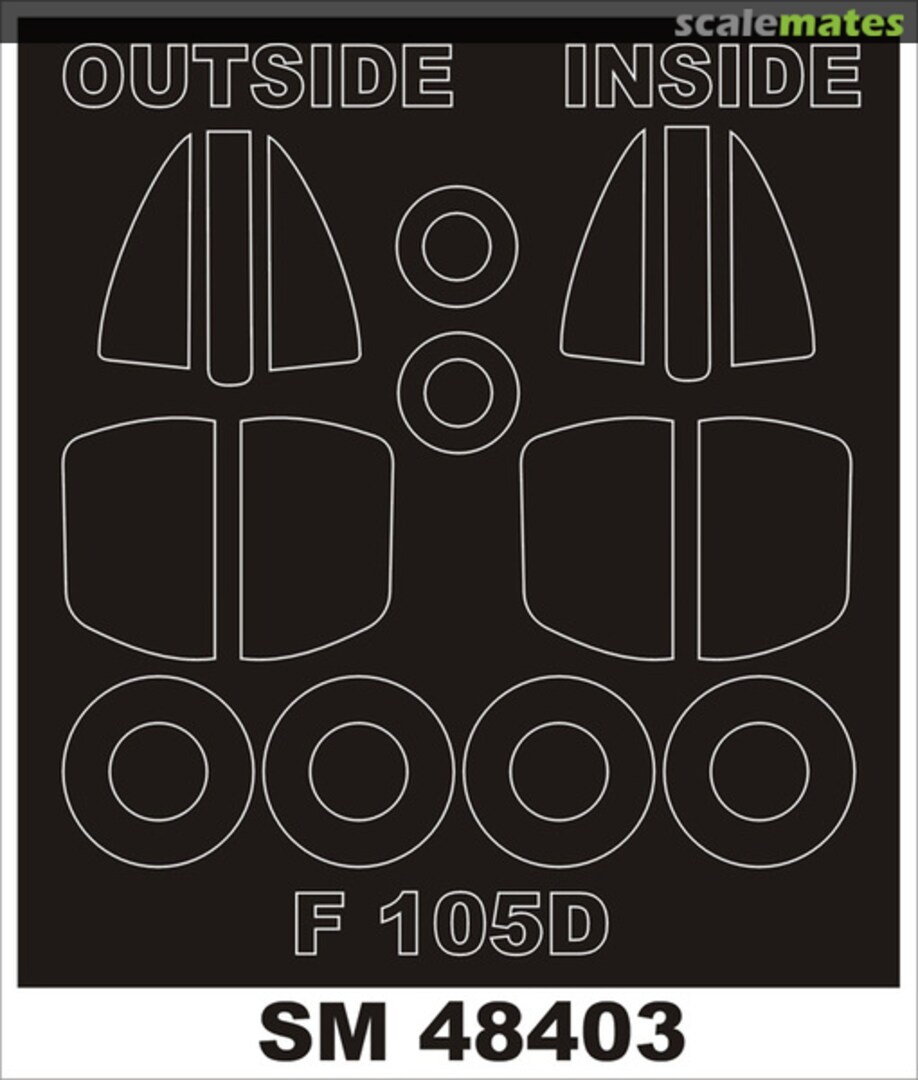 Boxart Republic F-105D Thunderchief SM48403 Montex