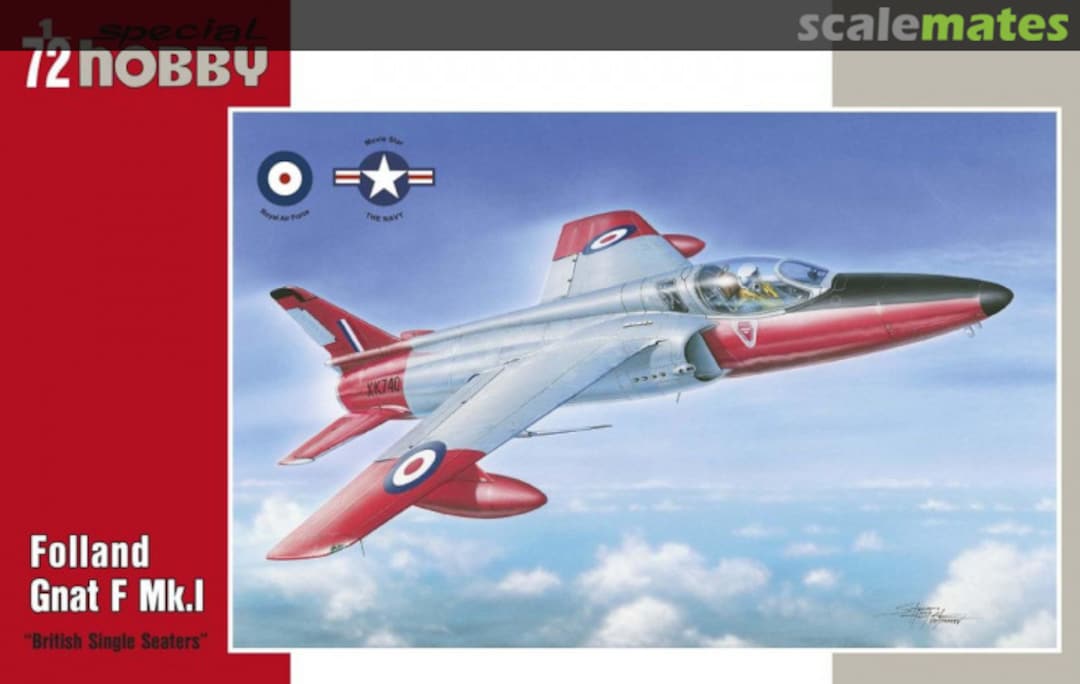 Boxart Folland Gnat F Mk.I SH 72322 Special Hobby