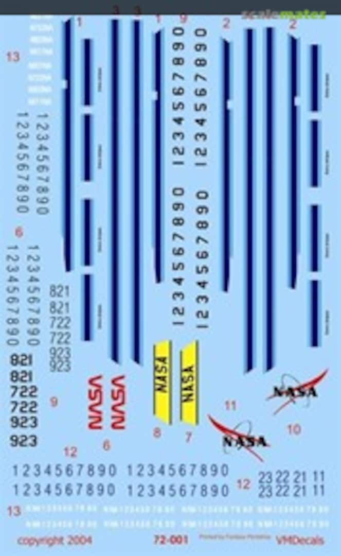 Boxart Northrop T-38 Talon VM 72010 VMDecals