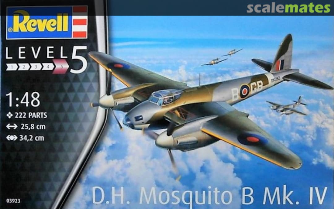 Boxart D.H. Mosquito B Mk. IV 03923 Revell