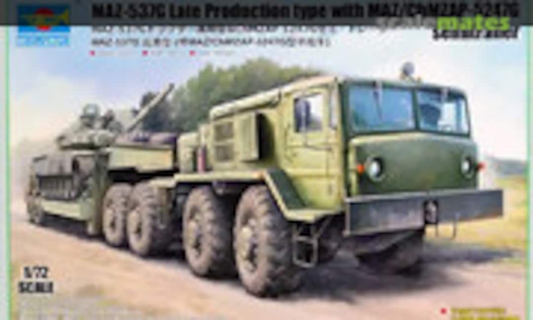 1:72 MAZ-537G late type with MAZ/ChMZAP-5247G semi-trailer (Trumpeter 07195)