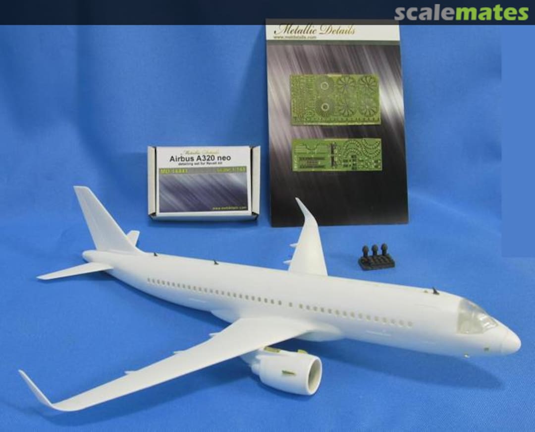 Boxart Airbus A320neo MD14441 Metallic Details