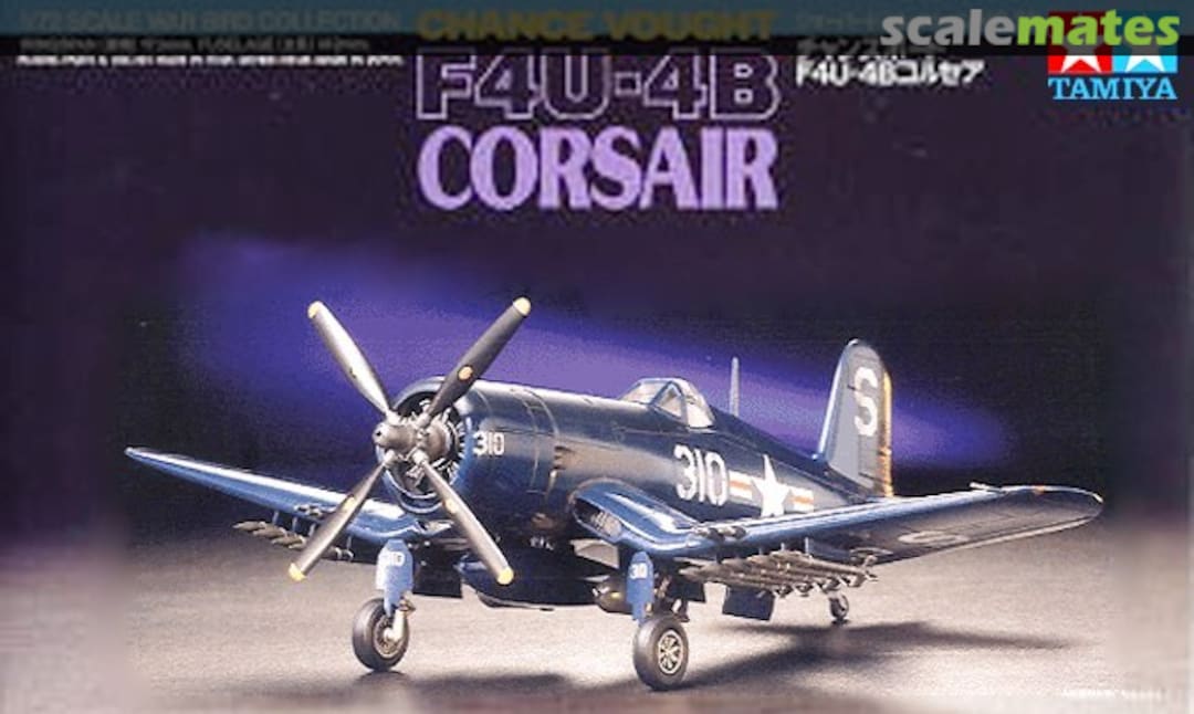 Boxart Chance Vought F4U-4B Corsair 60725 Tamiya