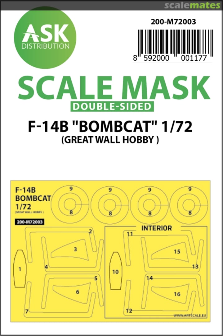 Boxart F-14B Bombcat 200-M72003 ASK