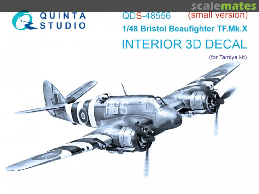 Boxart Bristol Beaufighter TF.Mk.X interior 3D decals (small version) QDS-48556 Quinta Studio