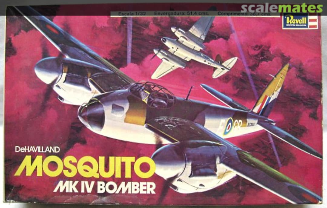 Boxart DeHavilland Mosquito Mk IV Bomber H-180 Revell/Kikoler