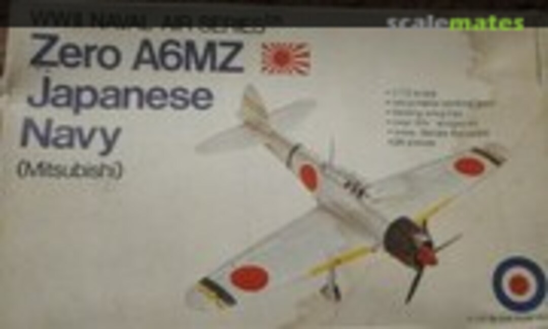 1:72 Zero A6MZ Japanese Navy (Mitsubishi) (Entex Industries 8493R)