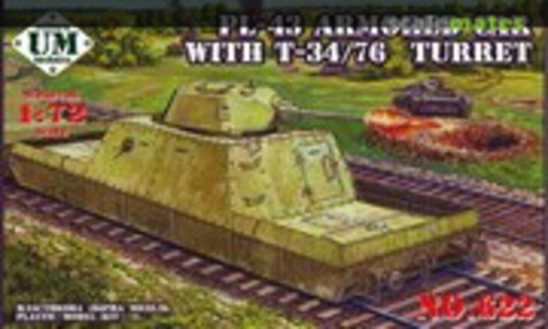 1:72 PL-43 armored car with T-34/76 turret (UM Military Technics 622)