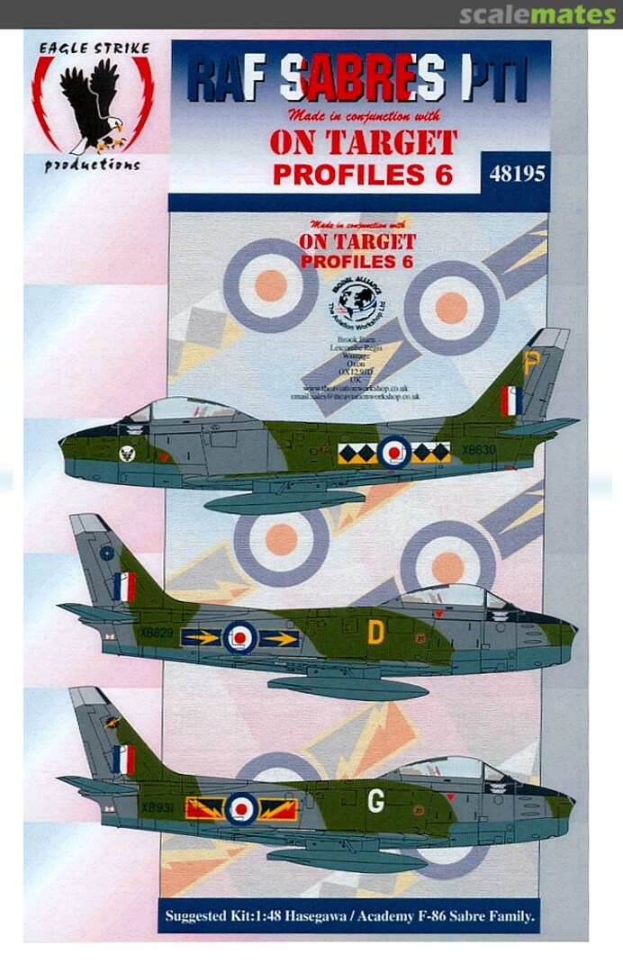 Boxart RAF Sabres Pt I 48195 Eagle Strike Productions