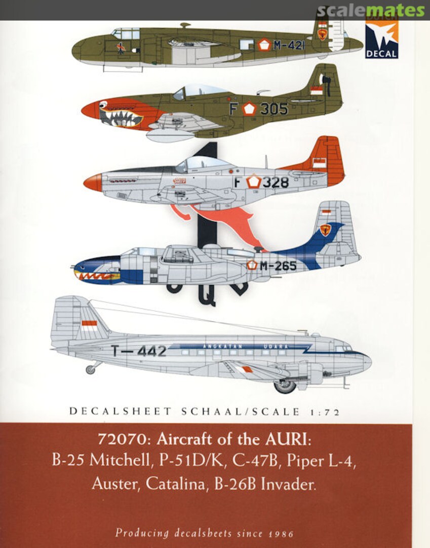 Boxart Aircraft of the AURI 72070 Dutch Decal