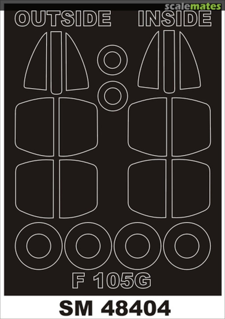 Boxart Republic F-105G Thunderchief SM48404 Montex