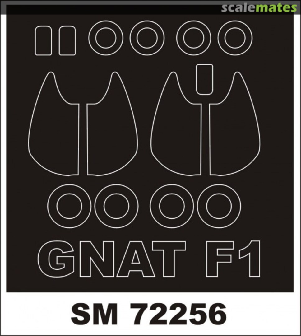 Boxart Folland Gnat F.1 SM72256 Montex