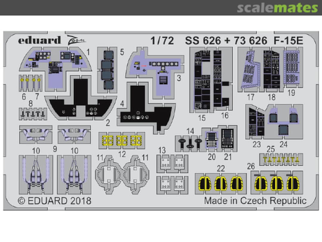 Boxart F-15E ACADEMY SS626 Eduard