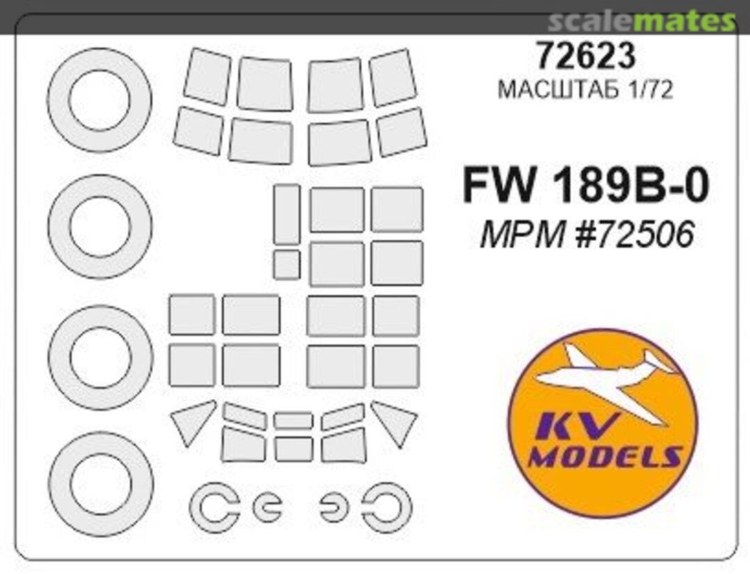 Boxart Focke-Wulf Fw-189B-0 72623 KV Models