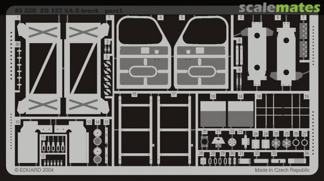 Boxart ZiL-157 SA-2 Truck 35558 Eduard