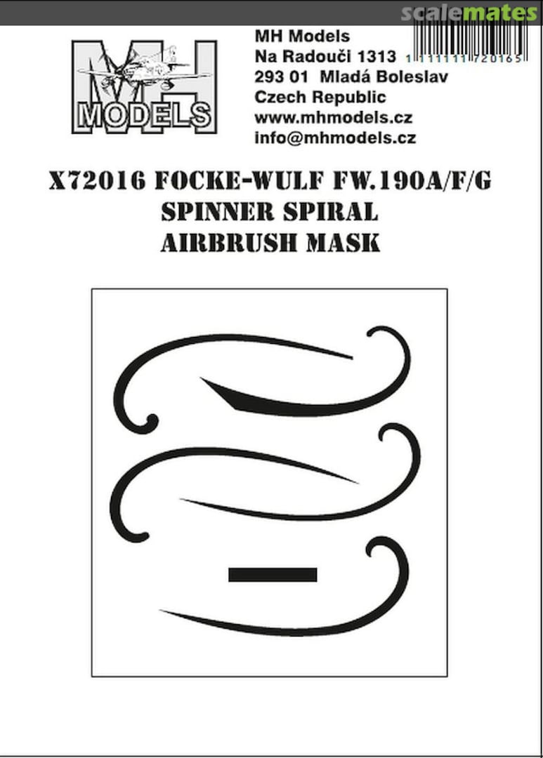 Boxart Focke-Wulf Fw.190A/F/G Spinner Spiral X72016 MH Models