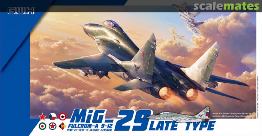 Boxart MiG-29 Fulcrum-A 9-12 Late Type L7212 Great Wall Hobby