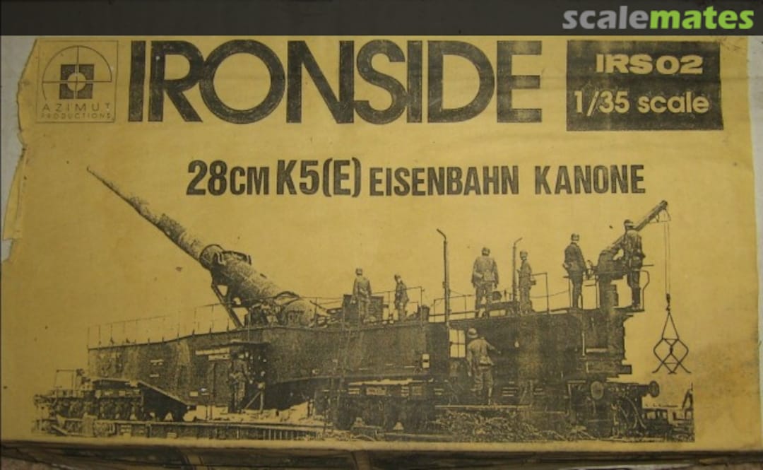 Boxart 28 cm K5(E) Eisenbahn Kanone "Leopold" IRS02 Azimut-Ironside